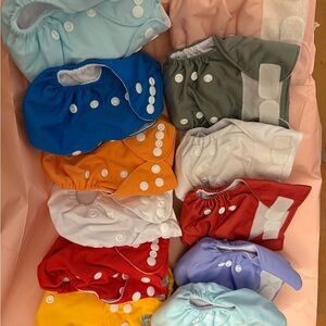 Colorful Baby Cloth Diaper Set